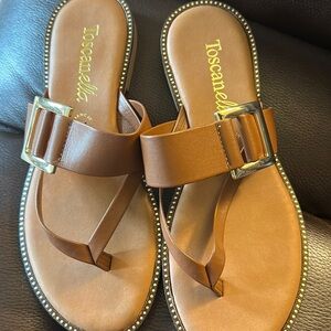 Toscanella sandals.  New.  No tags